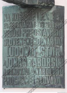 Photo Texture of Memorial Plaque 0002